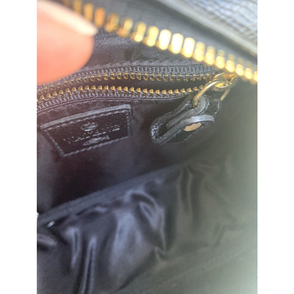 Immaculate Vintage Wathne Peacock Silk And Leather Bag - Picture 6 of 10
